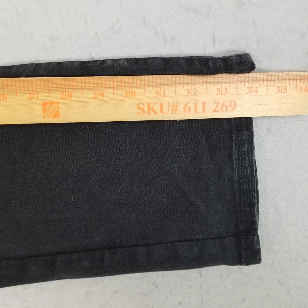 Lucky Brand Jeans Mens‎ 38x34 Black 410 Athletic Straight Stretch Denim Pants